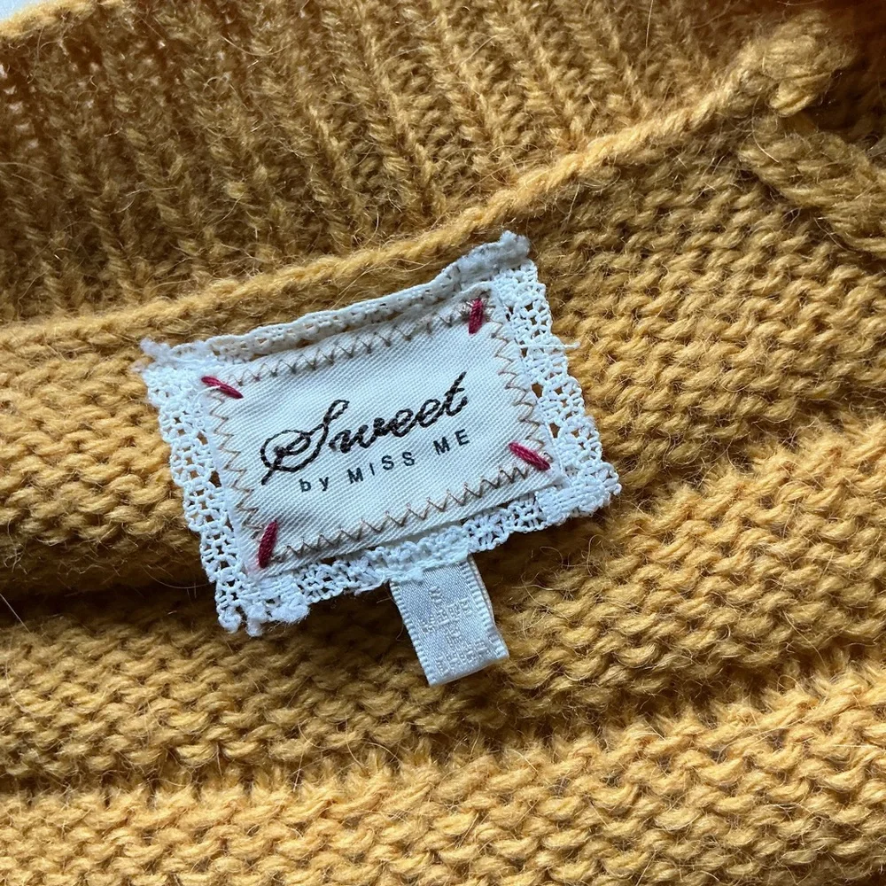 Sweet By Miss Me Alpaca Blend‎ Button Down Cardigan Granny Core